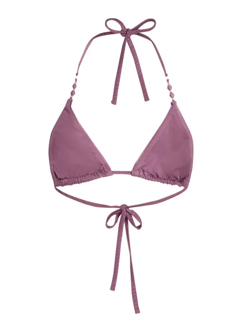 Cozumel Triangle Bikini Top - Purple