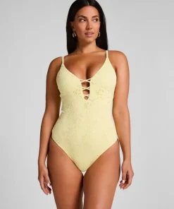 Crochet Bathingsuit - Yellow