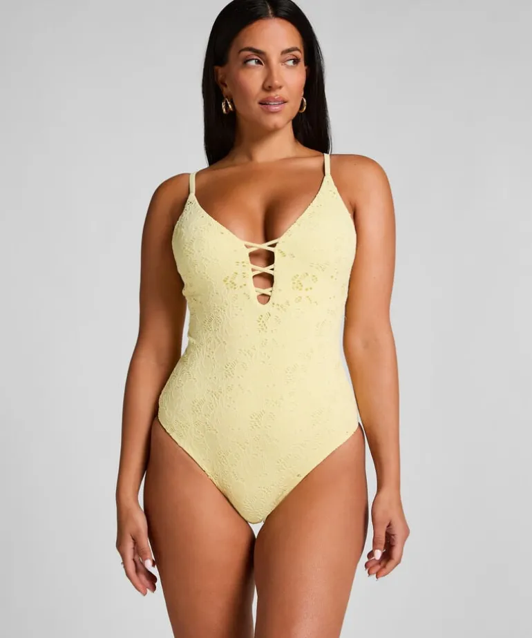 Crochet Bathingsuit - Yellow