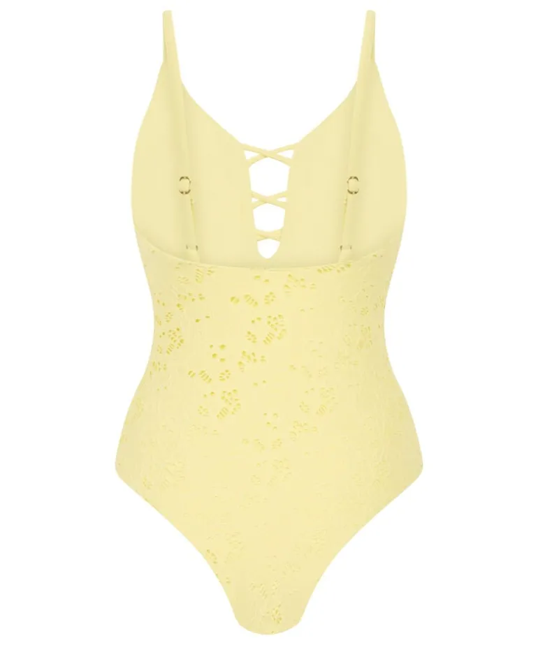 Crochet Bathingsuit - Yellow