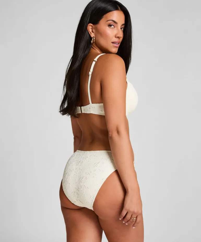 Crochet Bikini Top - White