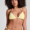Crochet Cheeky Tanga Bikini Bottoms - Yellow