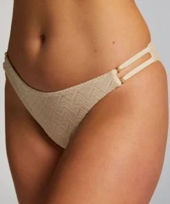 Crochet Cheeky Tanga Bikini Bottoms - White