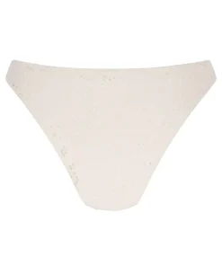 Crochet High Leg Bikinibottom - White