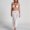 Crochet Midi Skirt - White