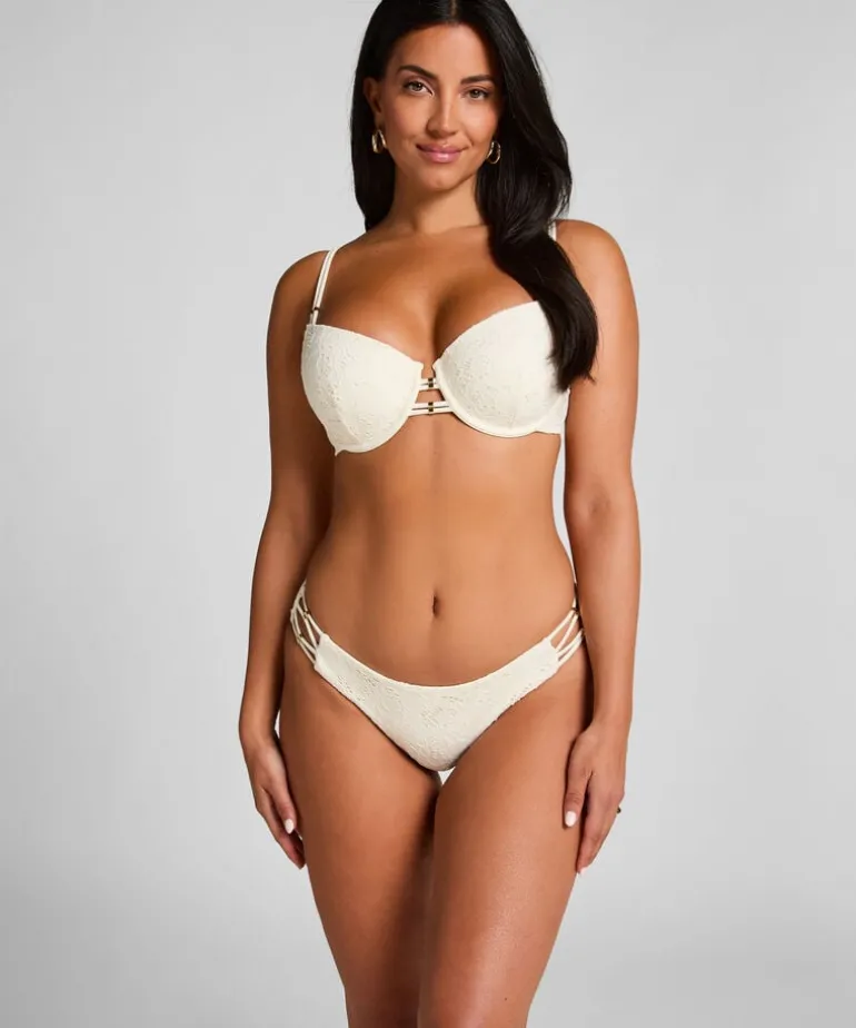 Crochet Rio Bikinibottom - White