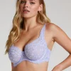 Daisy Non-Padded Underwired Bra - Purple
