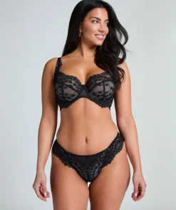 Daisy Non-Padded Underwired Bra - Black