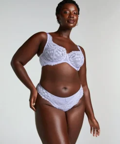 Daisy Non-Padded Underwired Bra - Purple
