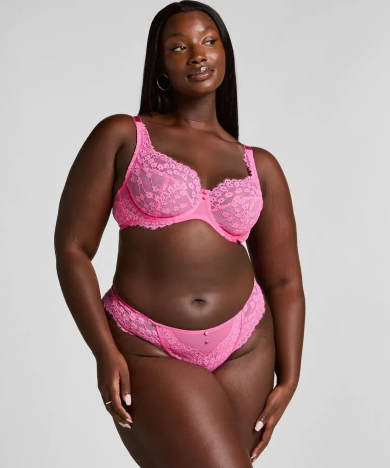 Daisy Non-Padded Underwired Bra - Pink
