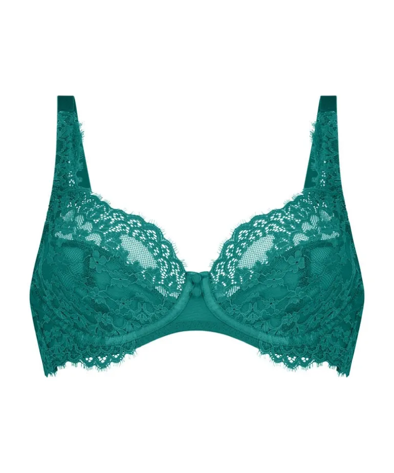Daisy Non-Padded Underwired Bra - Green