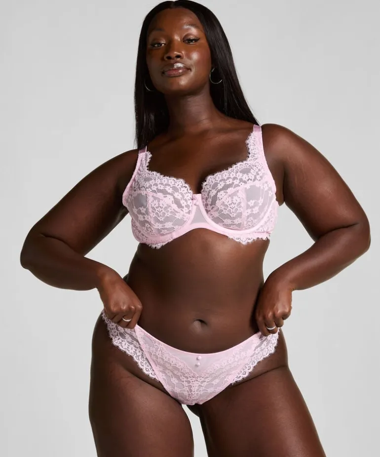 Daisy Non-Padded Underwired Bra - Pink