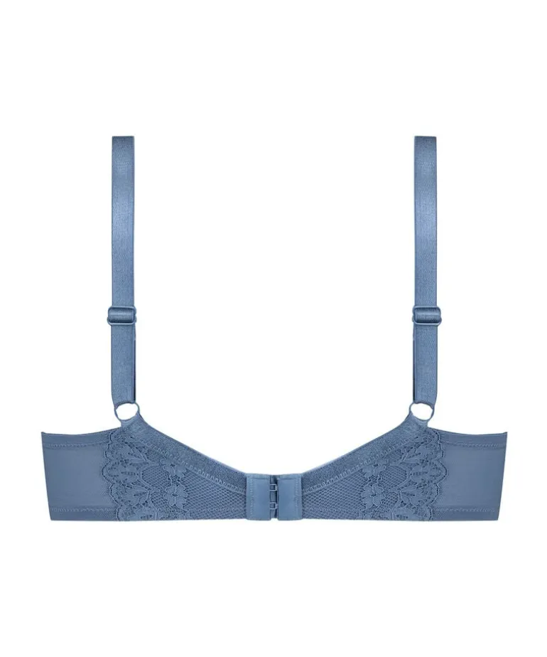 Daisy Non-Padded Underwired Bra - Blue