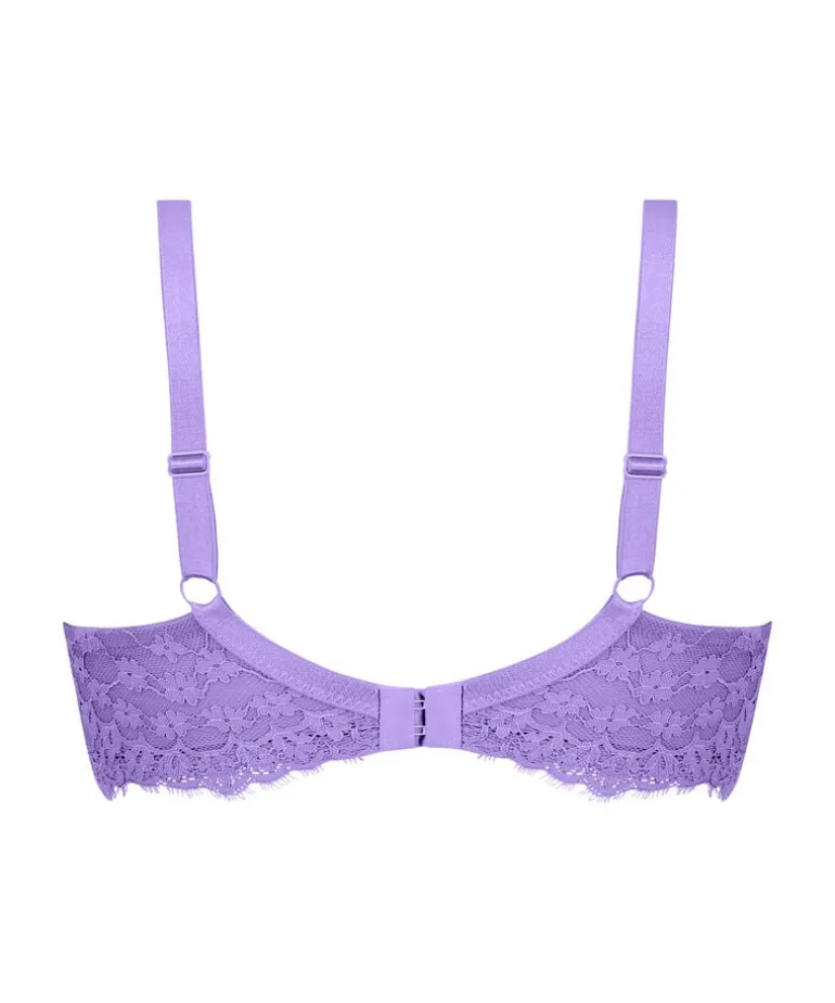 Daisy Non-Padded Underwired Bra - Purple