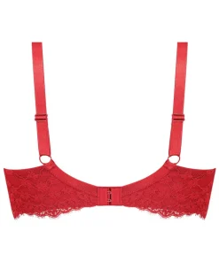 Daisy Non-Padded Underwired Bra - Red