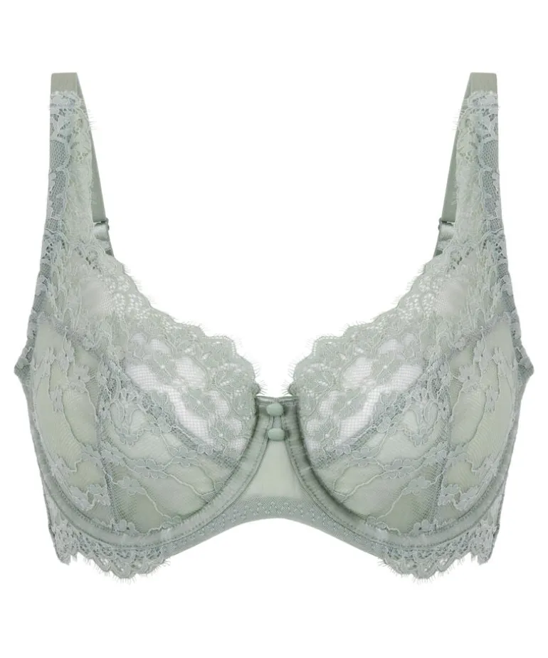Daisy Non-Padded Underwired Bra - Green