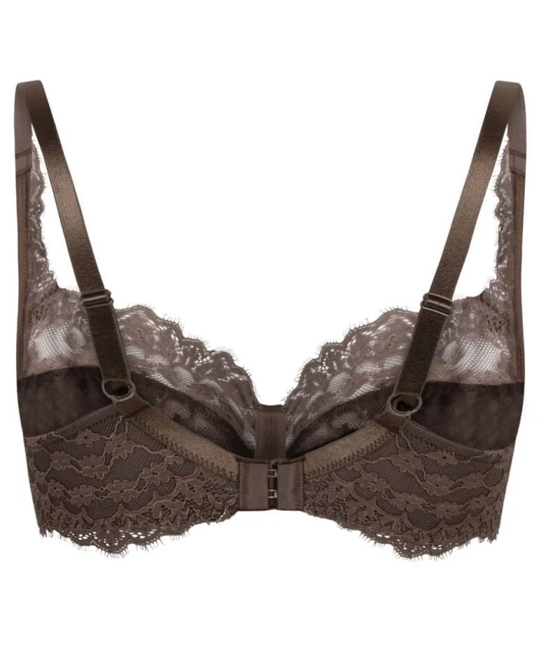 Daisy Non-Padded Underwired Bra - Brown