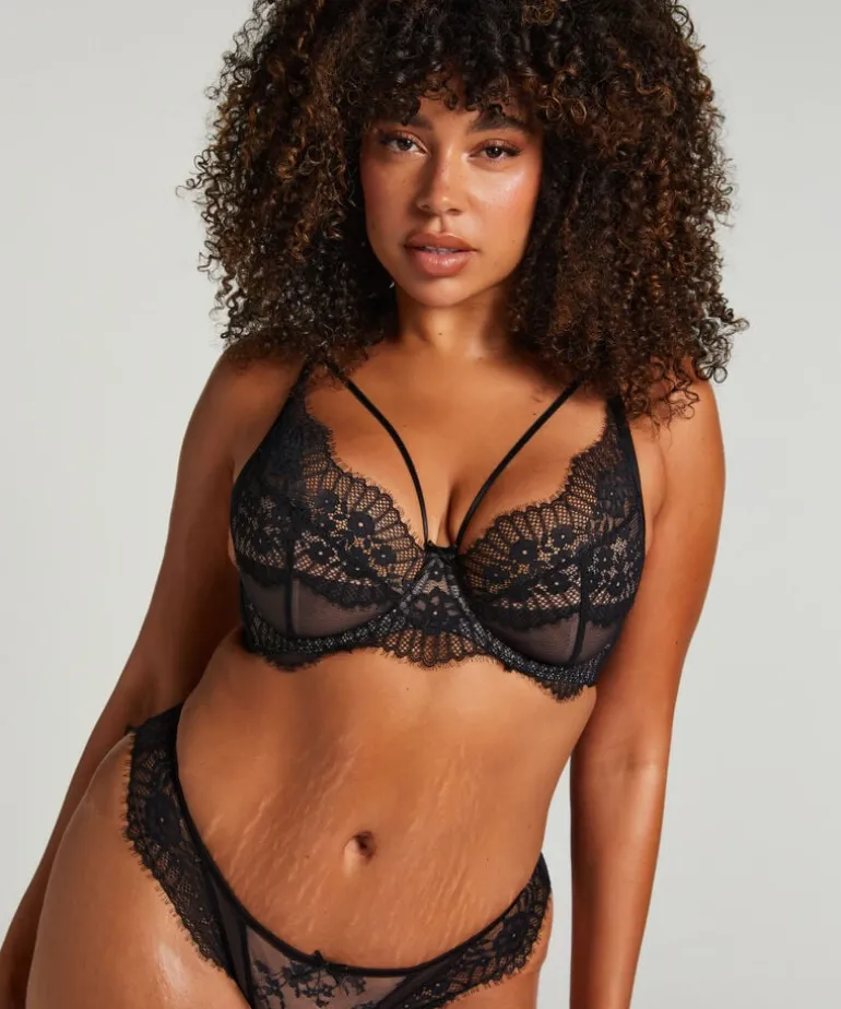 Daphne Non-Padded Underwired Bra - Black