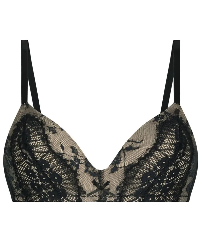 Daphne Padded Non-Wired Bra - Black