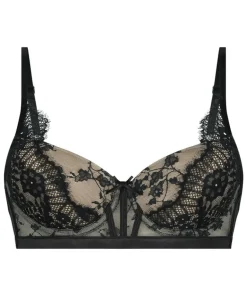 Daphne Padded Underwired Bra - Black