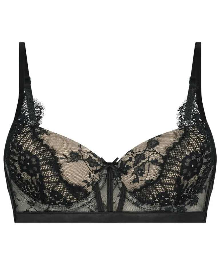 Daphne Padded Underwired Bra - Black
