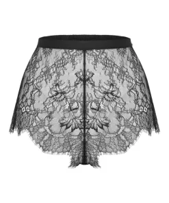 Delphine Lace Shorts - Black