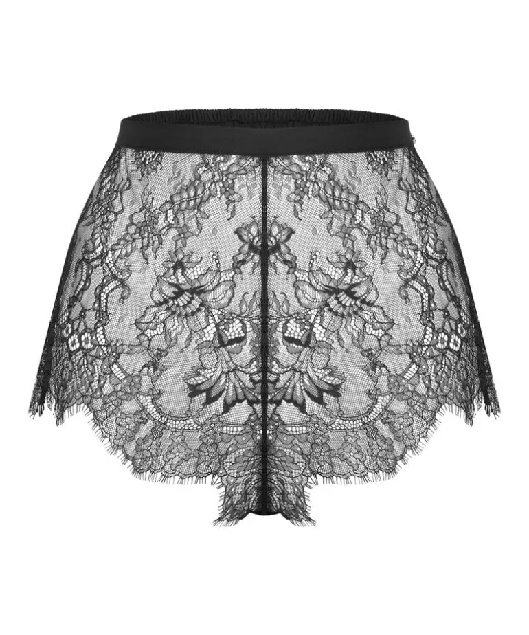 Delphine Lace Shorts - Black