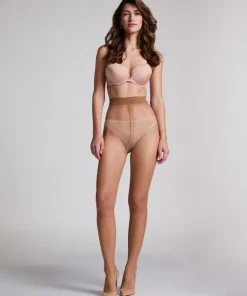 15 Denier Ladder Resistant Tights - Beige