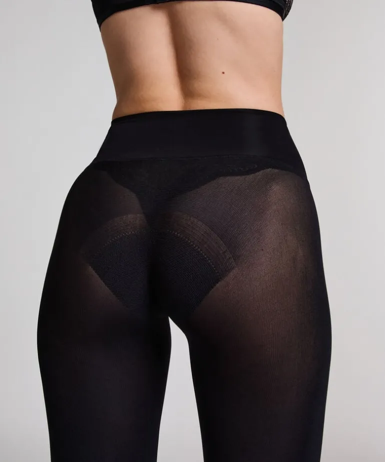 60 Denier Seamless Tights - Black