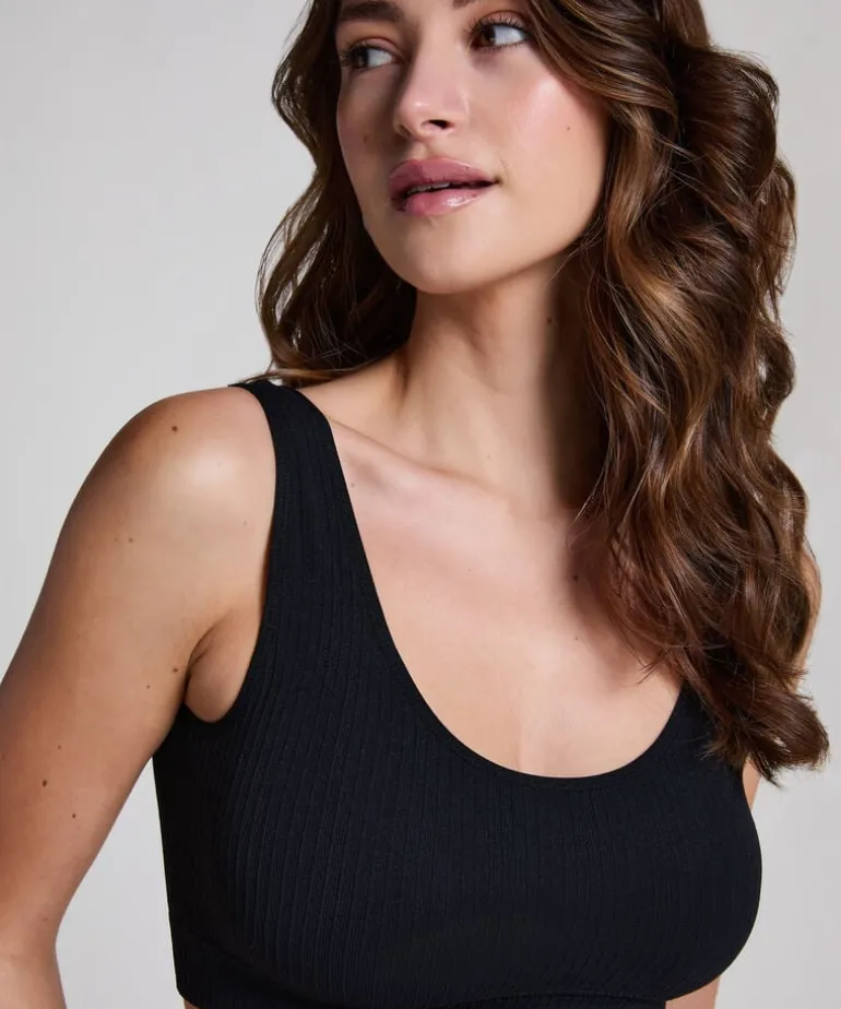 Dianne Scoop Bralette - Black
