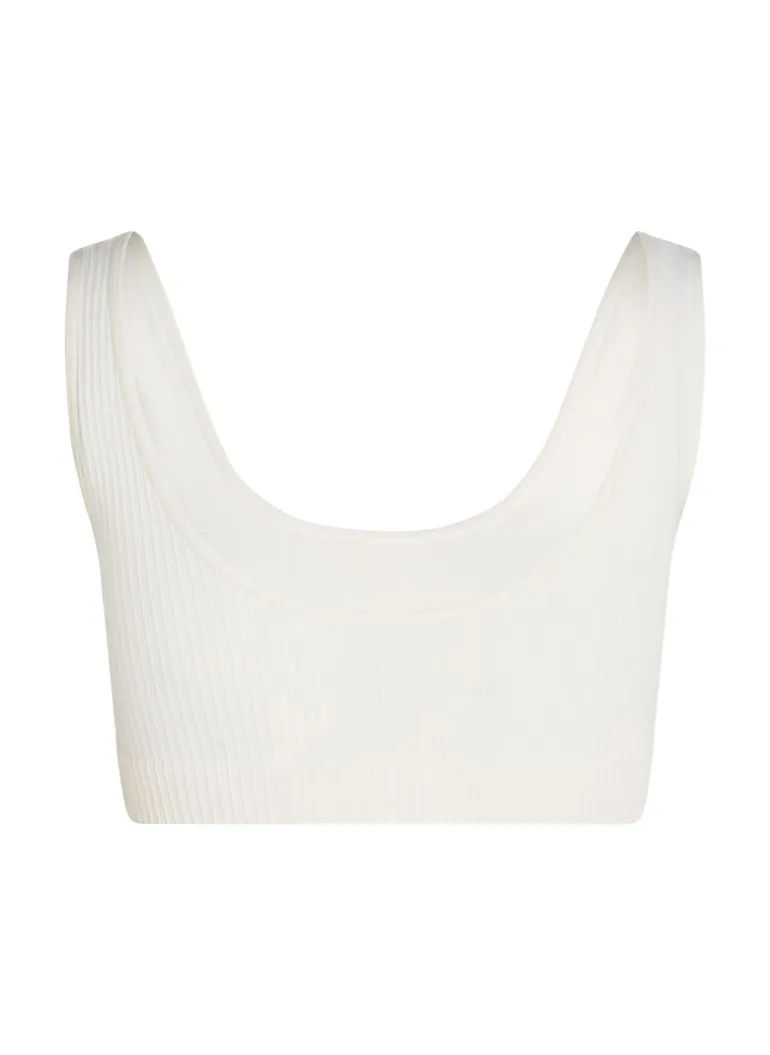 Dianne Scoop Bralette - White