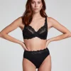 Diva High Knickers - Black