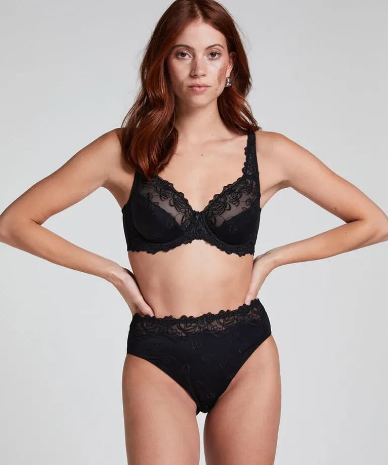 Diva High Knickers - Black