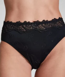 Diva High Knickers - Black