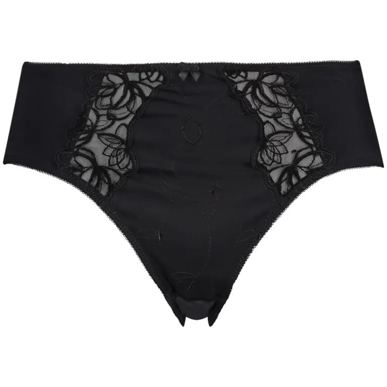 Diva High Knickers - Black