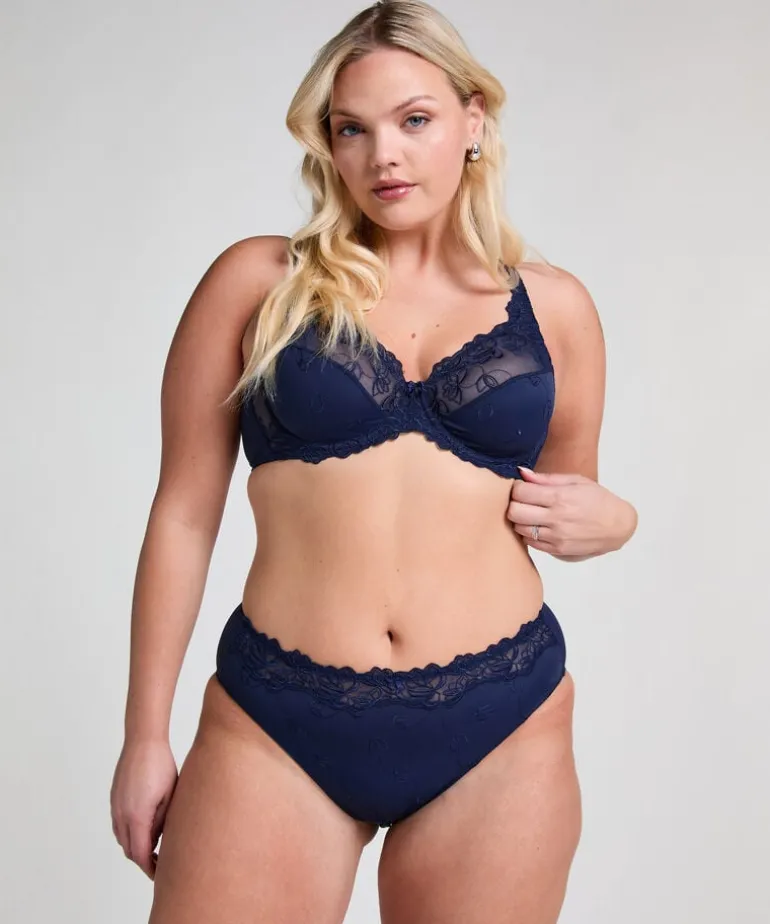 Diva High Knickers - Blue