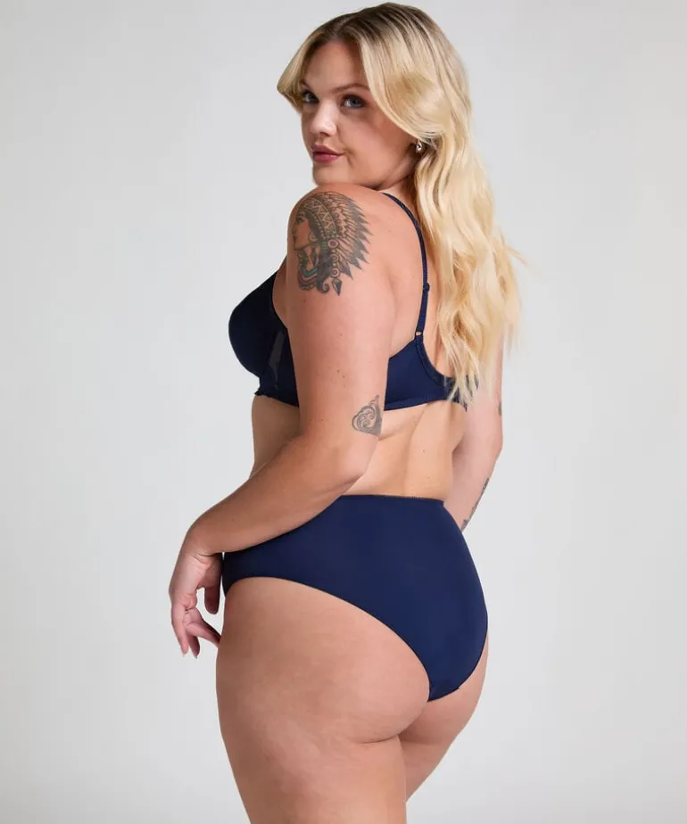 Diva High Knickers - Blue