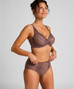 Diva High Knickers - Brown