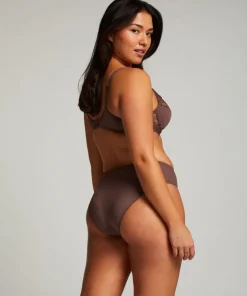 Diva High Knickers - Brown
