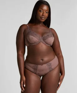Diva High Knickers - Brown