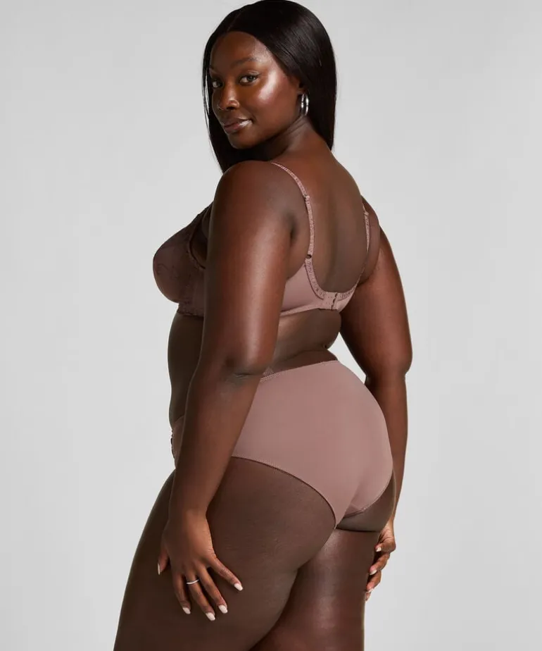 Diva High Knickers - Brown