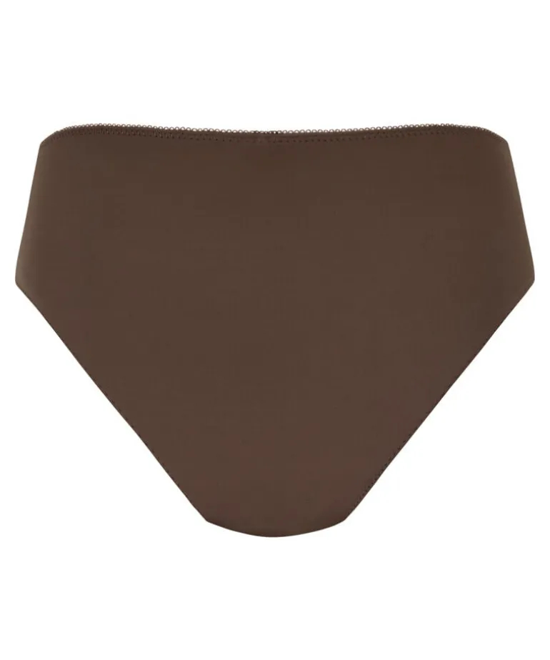 Diva High Knickers - Brown
