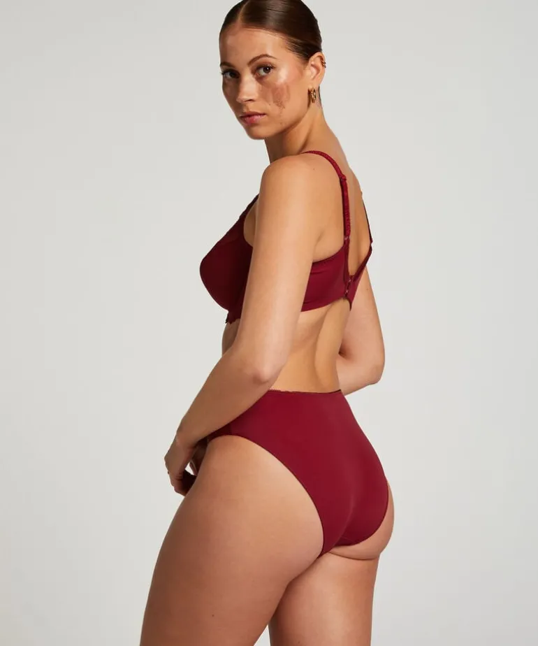Diva High Knickers - Red