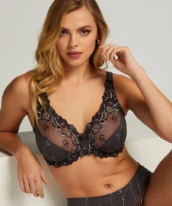 Diva Non-Padded Underwired Bra - Gray