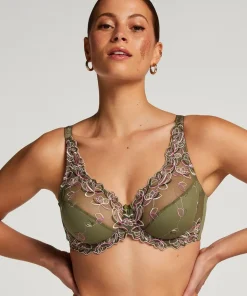 Diva Non-Padded Underwired Bra - Green