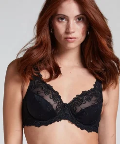 Diva Non-Padded Underwired Bra - Black