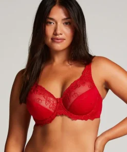 Diva Non-Padded Underwired Bra - Red