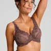 Diva Non-Padded Underwired Bra - Brown