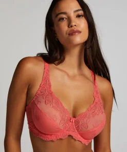 Diva Non-Padded Underwired Bra - Pink