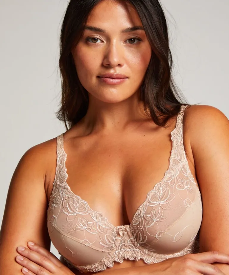 Diva Non-Padded Underwired Bra - Beige